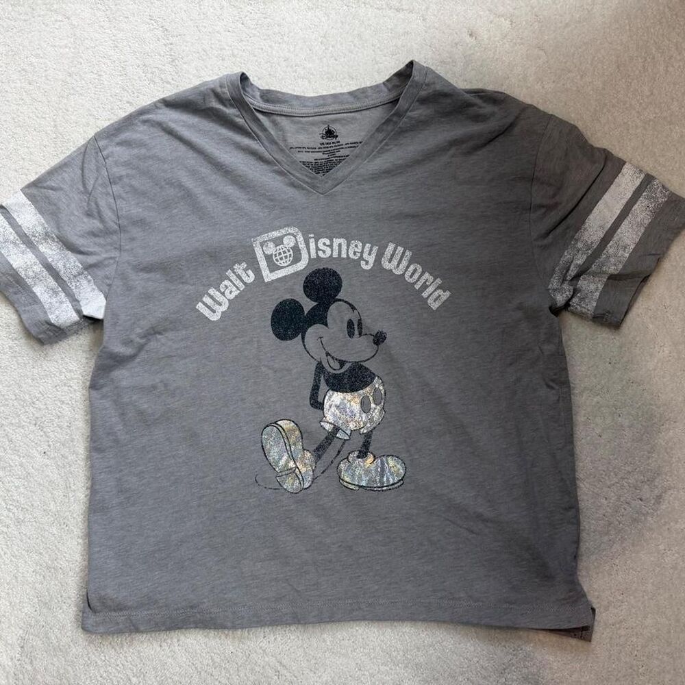 Disney Women's Grey T-shirt